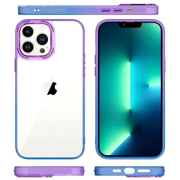 Case IPHONE 11 PRO MAX MX Rainbow purple-blue 5901313078845