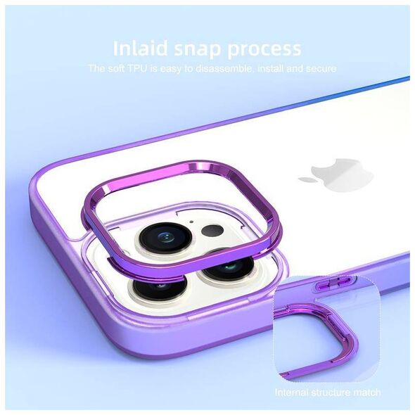 Case IPHONE 11 PRO MAX MX Rainbow purple-blue 5901313078845