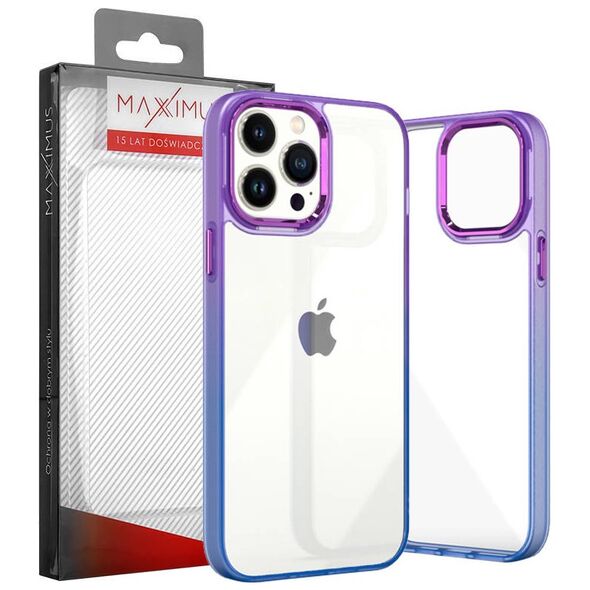 Case IPHONE 11 PRO MAX MX Rainbow purple-blue 5901313078845