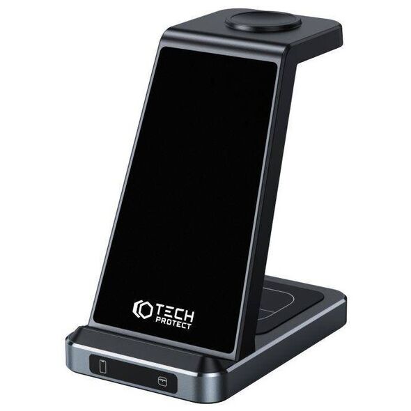 Wireless Charger 3in1 MagSafe Tech-Protect QI15W-A26 black 9490713934487