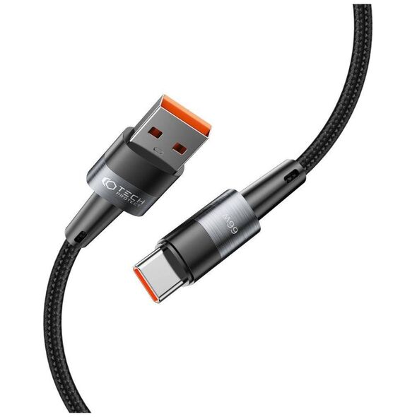 Cable 66W 6A 0,25m USB - USB-C Tech-Protect UltraBoost grey 9490713934128