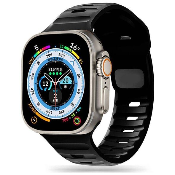 Strap for APPLE WATCH 4 / 5 / 6 / 7 / 8 / SE / ULTRA (42 / 44 / 45 / 49 MM) Tech-Protect Iconband Line black 9490713934852