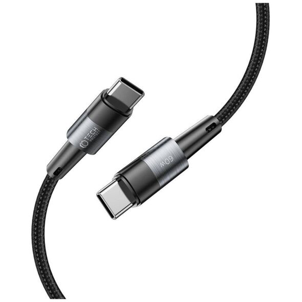 Cable 3A 60W 1m PD USB-C - USB-C Tech-Protect UltraBoost grey 9490713933978