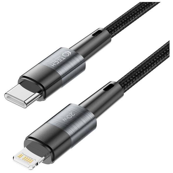 Cable 3A 60W 1m PD USB-C - Lightning Tech-Protect UltraBoost grey 9490713934104