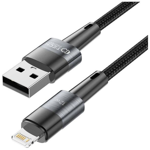 Cable 3A 12W 1m USB - Lightning Tech-Protect UltraBoost grey 9490713934166