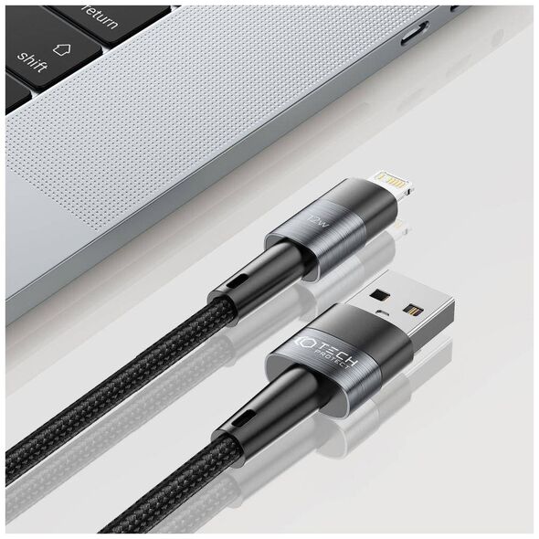 Cable 3A 12W 1m USB - Lightning Tech-Protect UltraBoost grey 9490713934166