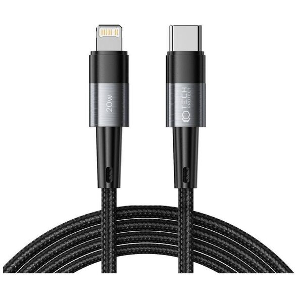 Cable 3A 20W 2m PD USB-C - Lightning Tech-Protect UltraBoost grey 9490713934111