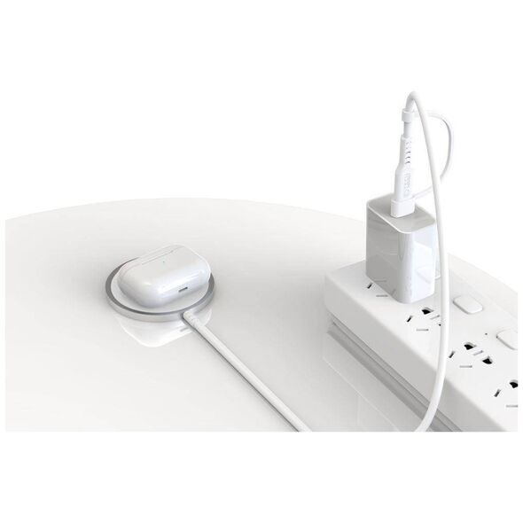 Magnetic Wireless Charger MagSafe 15W Tech-Protect QI15W-A25 white 9490713934449