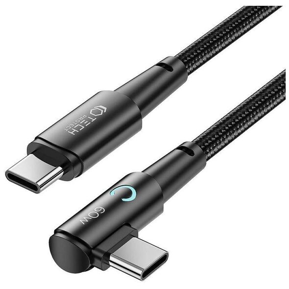 Cable 60W 6A 1m USB-C - USB-C Tech-Protect Ultraboost ”L” grey 9490713935293
