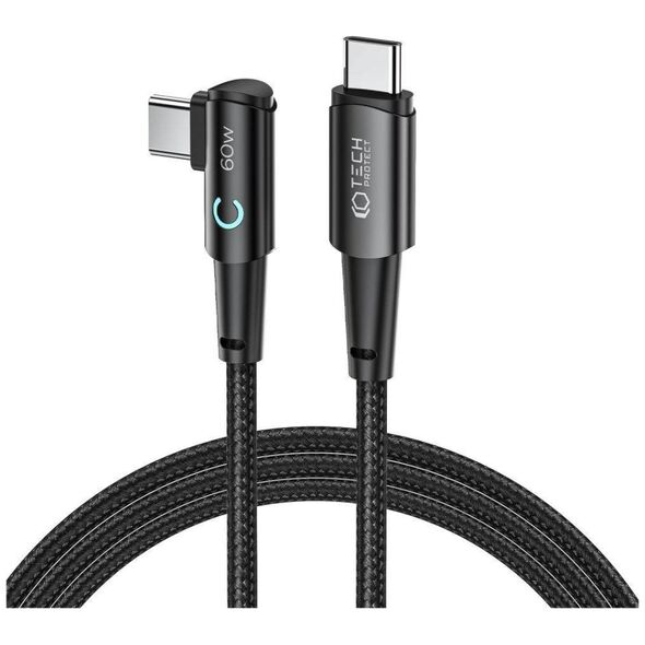 Cable 60W 6A 2m USB-C - USB-C Tech-Protect Ultraboost ”L” grey 9490713935323