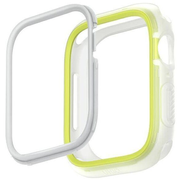 Case APPLE WATCH 4 / 5 / 6 / 7 / 8 / SE ( 40 / 41 MM) UNIQ Moduo lime - white 8886463684405