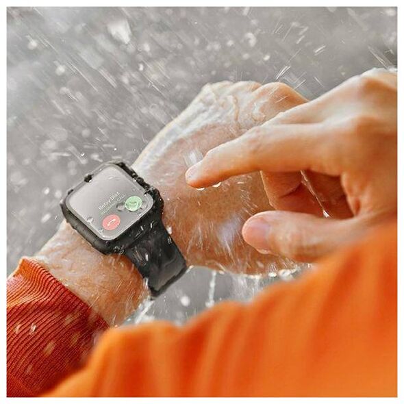 Case APPLE WATCH 7 / 8 (45MM) UNIQ Nautic black-white 8886463684672