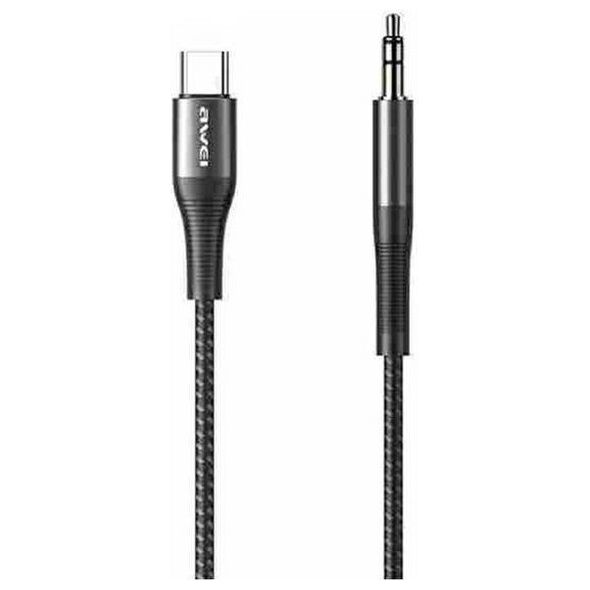Adapter USB-C - Jack 3.5 AWEI (CL-116T) black 6954284001045