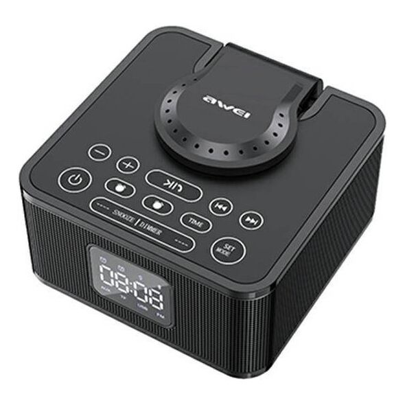 AWEI Bluetooth Speaker + Inductive Charger (Y332) black 6954284015523