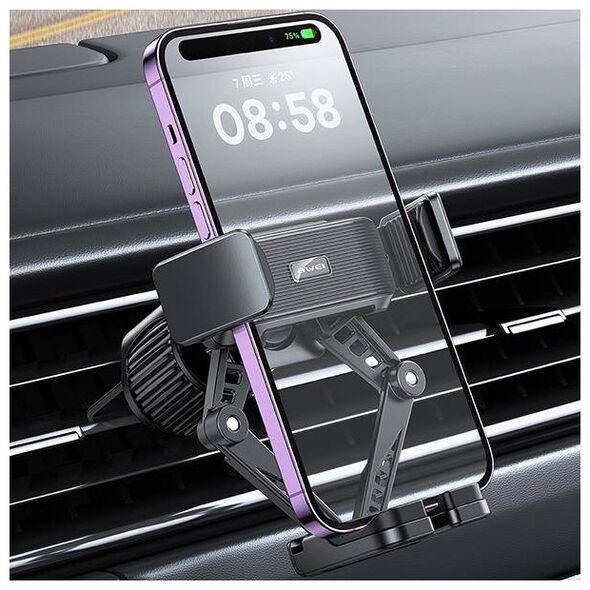Gravitational Car Holder for AWEI Ventilation Grille (X39) black 6954284003063