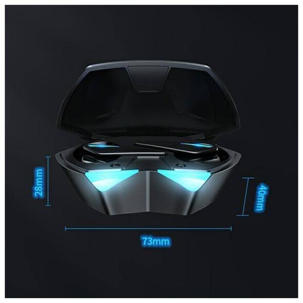 Bluetooth 5.0 TWS Gaming Headphones + AWEI Docking Station (T23) black 6954284004145
