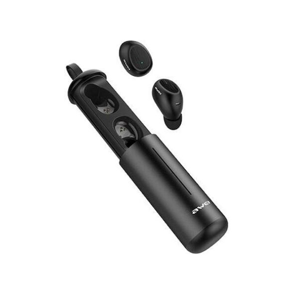 Bluetooth 5.0 TWS Headphones + AWEI Docking Station (T55) black 6954284056663