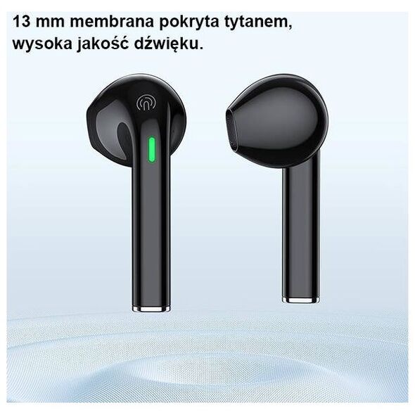 Bluetooth 5.3 TWS Headphones + AWEI Docking Station (T26Pro) black 6954284003803