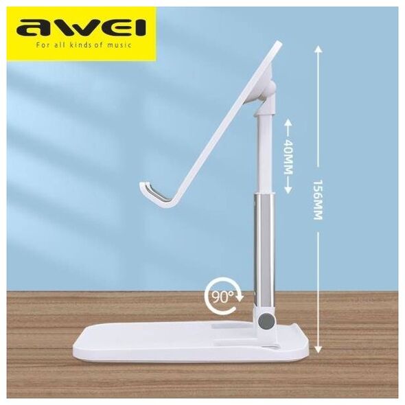 AWEI Desk Holder (X11) white 6954284078511