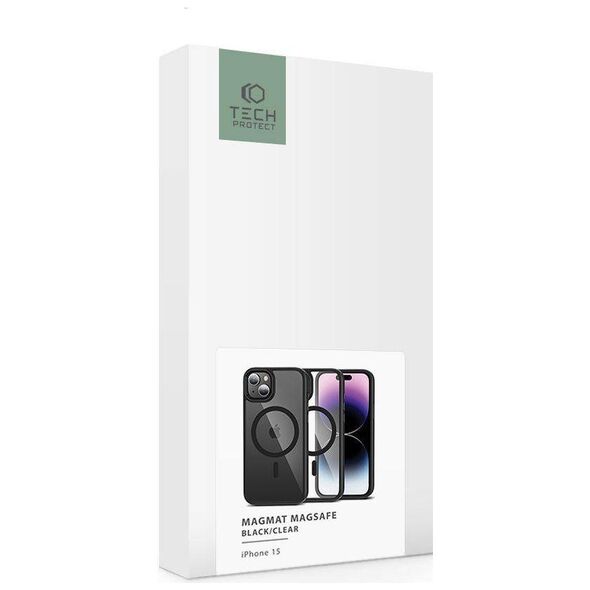 Case APPLE IPHONE 15 Tech-Protect Magmat MagSafe black 9490713936467