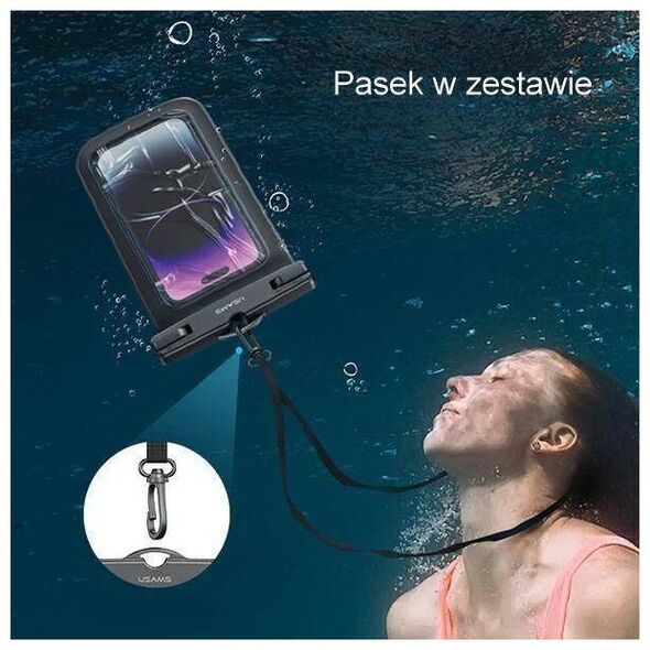 Case USAMS Waterproof Case transparent 6958444905716