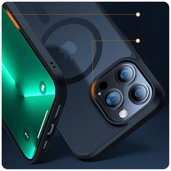 Case APPLE IPHONE 15 PRO MAX Tech-Protect Magmat MagSafe Matte black 9490713936535