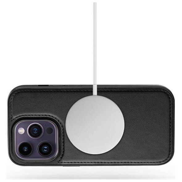Case APPLE IPHONE 15 PRO Tech-Protect Wallet MagSafe black 9319456603941