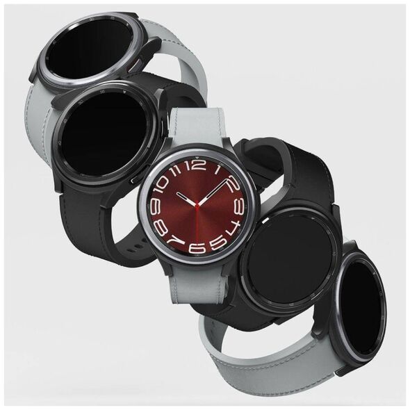 Case SAMSUNG GALAXY WATCH 6 CLASSIC (43MM) Ringke Slim 2-pack black transparent 8809919306294