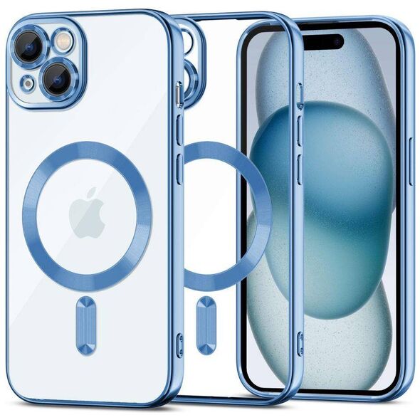 Case APPLE IPHONE 15 Tech-Protect MagShine light blue 9319456606652