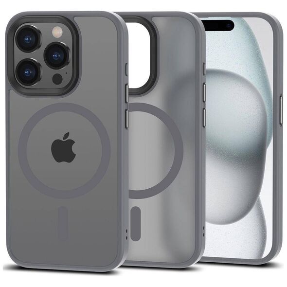 Case APPLE IPHONE 15 PRO Tech-Protect Magmat MagSafe Titanium 9319456606546