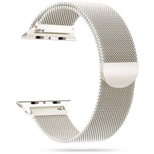 Strap for APPLE WATCH 4 / 5 / 6 / 7 / 8 / SE (38 / 40 / 41 MM) Tech-Protect Milaneseband Starlight 9319456607260