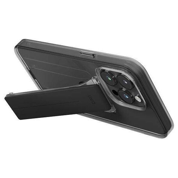 Case APPLE IPHONE 15 PRO UNIQ Heldro Mount with Stand gray 8886463685549