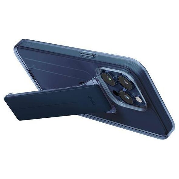 Case APPLE IPHONE 15 PRO UNIQ Heldro Mount with Stand blue 8886463685556