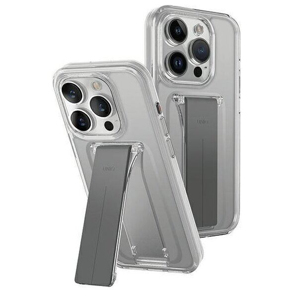 Case APPLE IPHONE 15 PRO MAX UNIQ Heldro Mount with Stand transparent 8886463685839