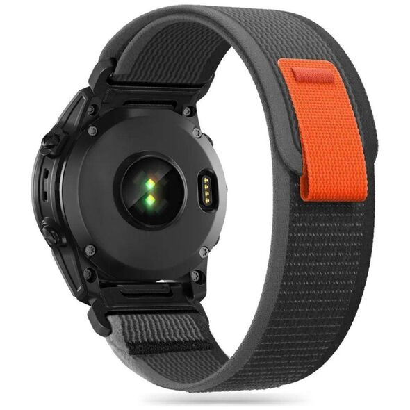Strap for GARMIN FENIX 3 / 5X / 3HR / 5X PLUS / 6X / 6X PRO / 7X Tech-Protect Nylon orange - black 9319456606805