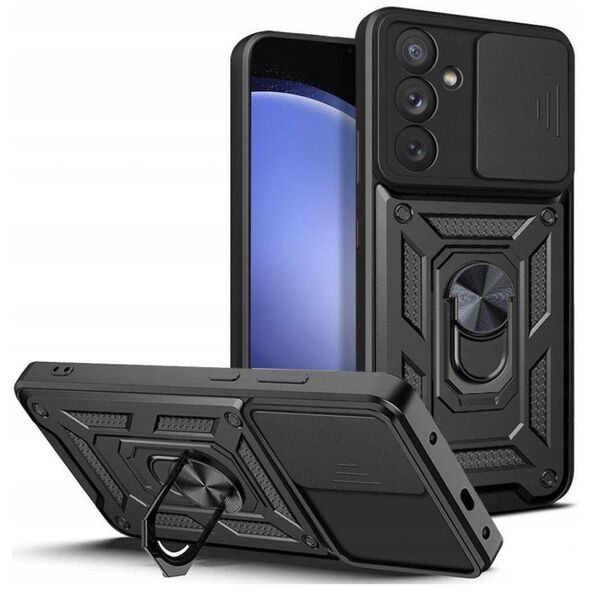 Case SAMSUNG GALAXY S23 FE Tech-Protect Camshield Pro black 9319456607048