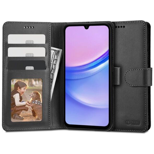 Case GALAXY A15 4G / 5G Tech-Protect Wallet black 5906203690121