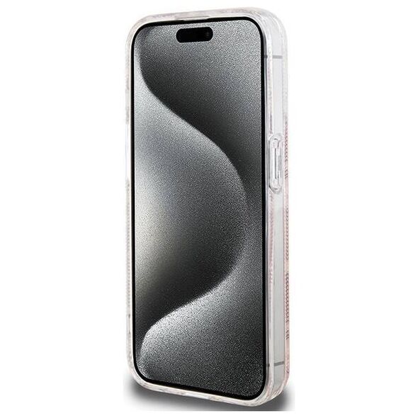 Original Case APPLE IPHONE 15 PRO MAX Guess hardcase IML GCube MagSafe (GUHMP15XHGCUSTGP) pink 3666339222017