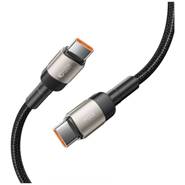 Cable USB Type - USB Type C PD100W / 5A 1m Tech-Protect UltraBoost EVO titanium 5906203690633