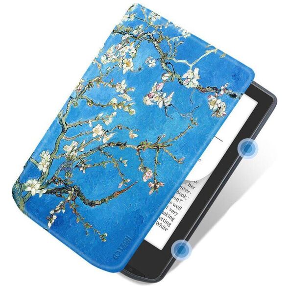 Case POCKETBOOK VERSE Tech-Protect SmartCase Sakura pattern 5906203691135