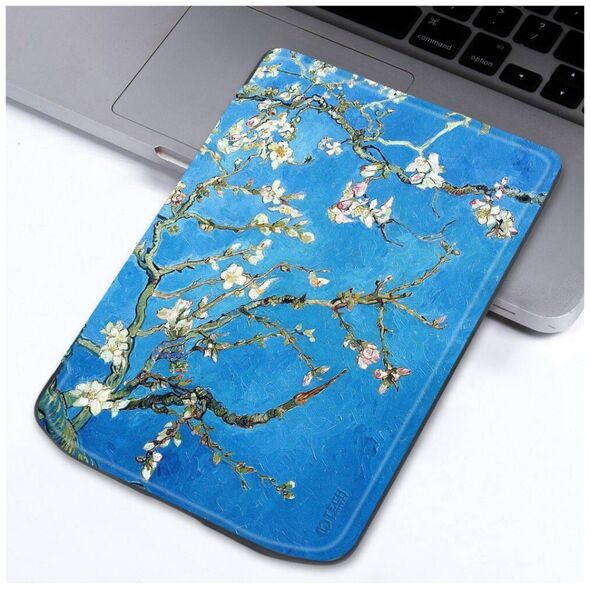 Case POCKETBOOK VERSE Tech-Protect SmartCase Sakura pattern 5906203691135