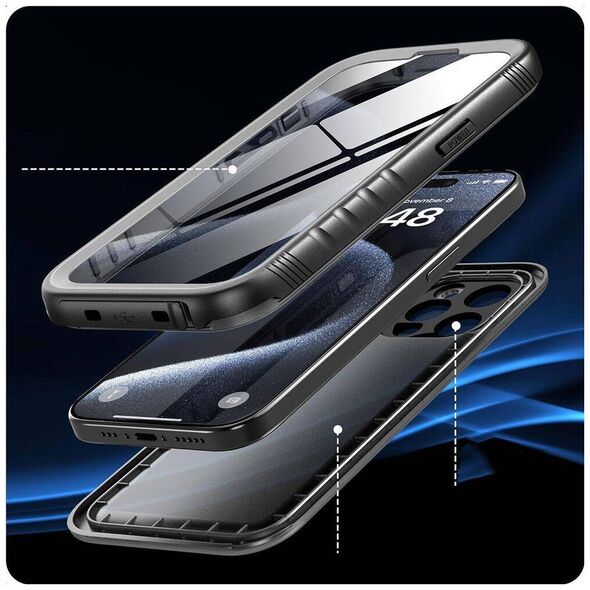 Case SAMSUNG GALAXY S24 ULTRA Tech-Protect Shellbox IP68 black 5906203690589