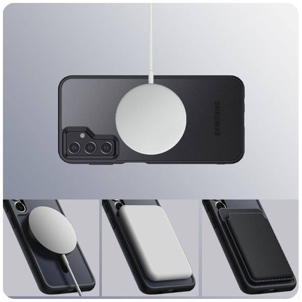 Case SAMSUNG GALAXY A55 5G Tech-Protect Magmat MagSafe Matte black 5906203692255