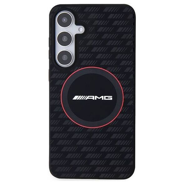 Original Case SAMSUNG GALAXY S24+ AMG Hardcase Silicone Carbon Pattern MagSafe (AMHMS24M23SMRK) black 3666339241735