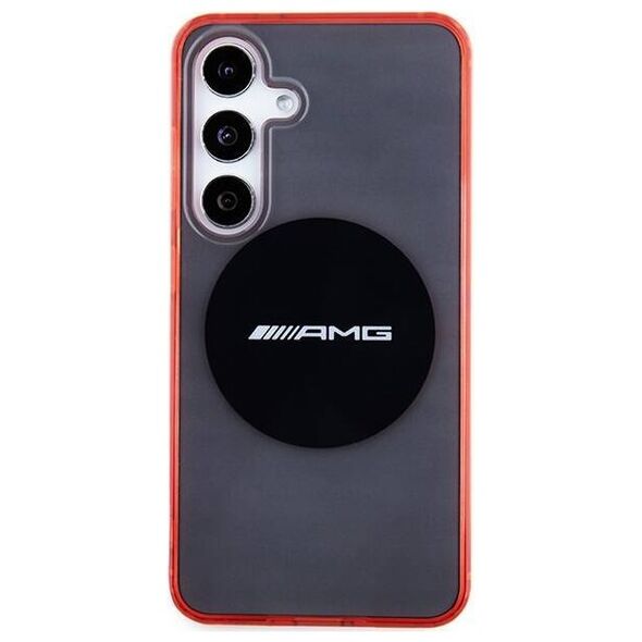Original Case SAMSUNG GALAXY S24 AMG Hardcase Transparent Bicolor MagSafe (AMHMS24S23HBCK) black 3666339246716