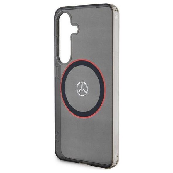 Original Case SAMSUNG GALAXY S24 Mercedes Hardcase Double Layer W/ Red MagSafe (MEHMS24S23HUORK) black 3666339246181