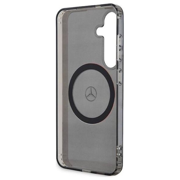 Original Case SAMSUNG GALAXY S24 Mercedes Hardcase Double Layer W/ Red MagSafe (MEHMS24S23HUORK) black 3666339246181