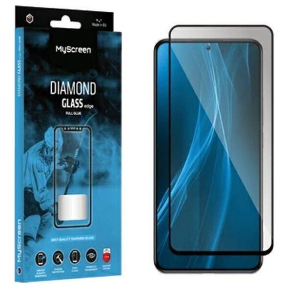 Tempered Glass SAMSUNG GALAXY XCOVER 7 MyScreen Diamond Glass Edge Full Glue black 5904433231435