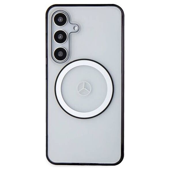 Original Case SAMSUNG GALAXY S24 Mercedes Hardcase Printed Logo MagSafe (MEHMS24S23HUOKC) transparent 3666339242800