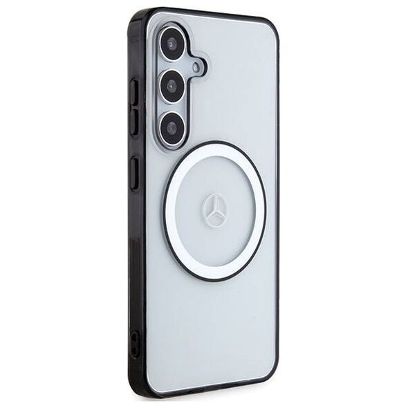 Original Case SAMSUNG GALAXY S24 Mercedes Hardcase Printed Logo MagSafe (MEHMS24S23HUOKC) transparent 3666339242800